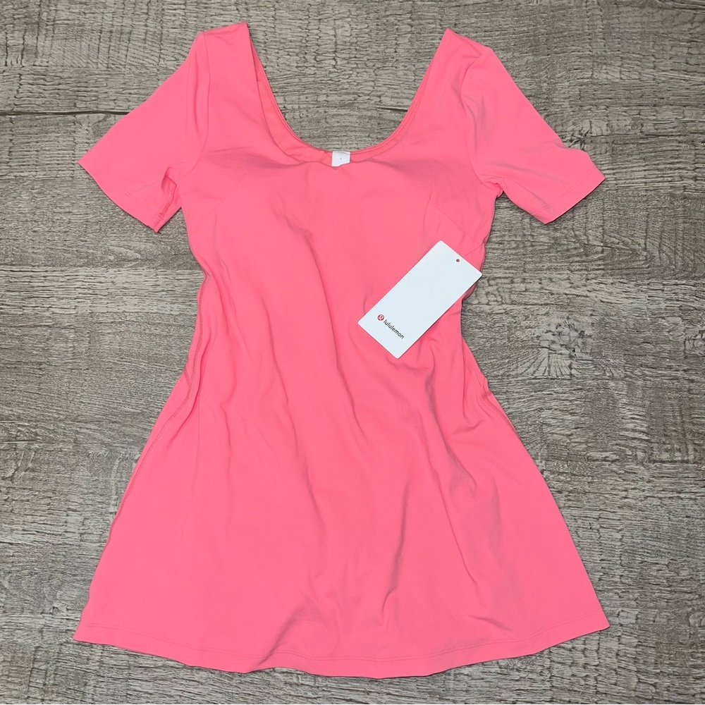 NWT lululemon Align Short-Sleeve Dress SAKP Sakura Pink Size 6